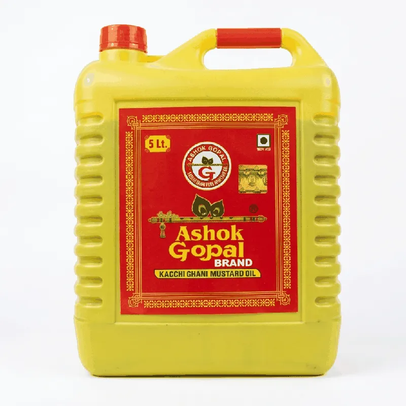 Kacchi Ghani Mustard Oil - 5 Litre Jar pack visual
