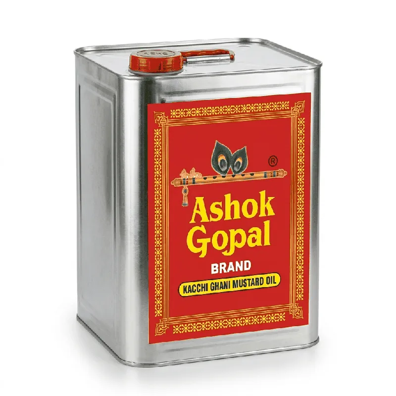 Kacchi Ghani Mustard Oil - 15 kg Tin pack visual